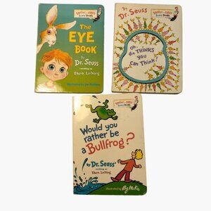 Dr Seuss Bright Early Board Books Oh The Thinks You Can Think The Eye Book lot 3